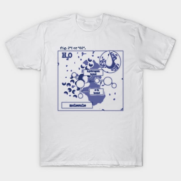 Hydrogen Molecule T-Shirt by timteague